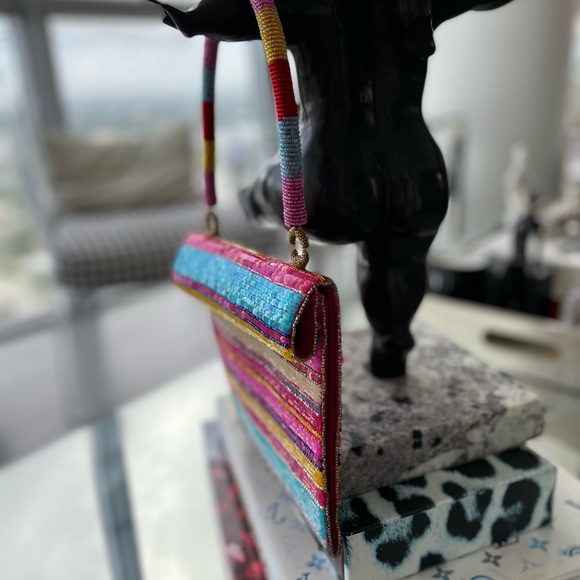 Absolutely stunning one of a kind Nina Gill vintage purse - Picture 14 of 15